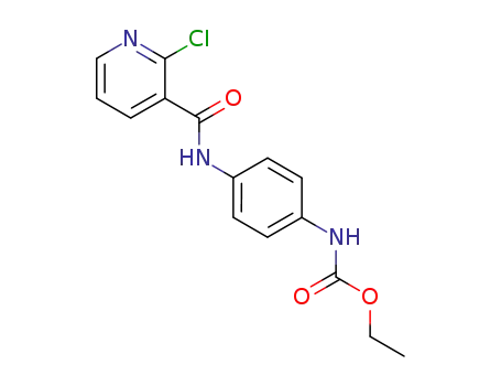 Molecular Structure of 1027265-65-1 ({4-[(2-Chloro-pyridine-3-carbonyl)-amino]-phenyl}-carbamic acid ethyl ester)