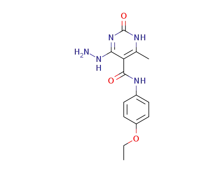 4-Hydrazino-6-methyl-2-oxo-1,2-dihydro-pyrimidine-5-carboxylic acid (4-ethoxy-phenyl)-amide