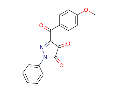 1H-Pyrazole-4,5-dione, 3-(4-methoxybenzoyl)-1-phenyl-