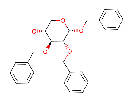 Molecular Structure of 889874-12-8 (Benzyl 2,3-di-O-benzyl-α-D-xylopyranoside)