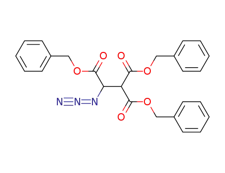 Molecular Structure of 78000-83-6 (tribenzyl 1-azidoethane-1,2,2-tricarboxylate)
