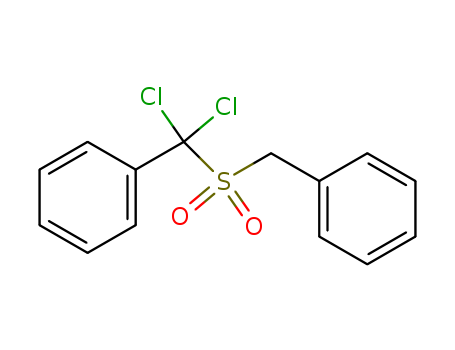Benzene,[dichloro[(phenylmethyl)sulfonyl]methyl]- cas  10038-08-1