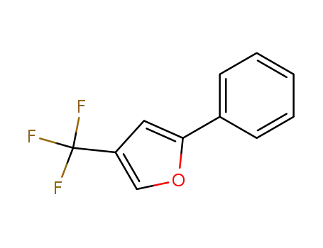 Molecular Structure of 143541-24-6 (Furan, 2-phenyl-4-(trifluoromethyl)-)