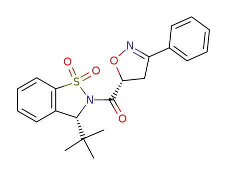 ((R)-3-tert-Butyl-1,1-dioxo-1,3-dihydro-1λ<sup>6</sup>-benzo[d]isothiazol-2-yl)-((R)-3-phenyl-4,5-dihydro-isoxazol-5-yl)-methanone