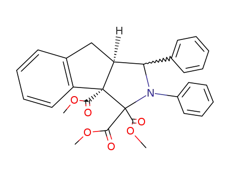 Indeno[1,2-c]pyrrole-3,3,3a-tricarboxylic acid,
1,2,8,8a-tetrahydro-1,2-diphenyl-, trimethyl ester
