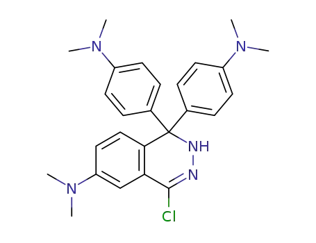 1-chloro-4,4-bis-(p-dimethylaminophenyl)-7-dimethylamino-3,4-dihydrophthalazine