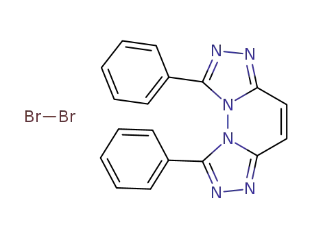 1,8-Diphenyl-bis-s-triazolo<4,3-b;3',4'-f>pyridazine/bromine complex