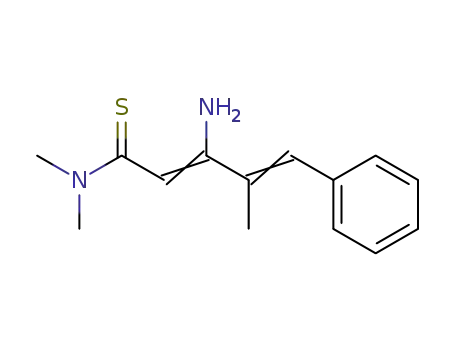 3-Amino-N,N,4-trimethyl-5-phenyl-2,4-pentadienthioamid