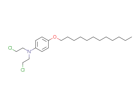 Benzenamine, N,N-bis(2-chloroethyl)-4-(dodecyloxy)-