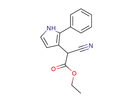 3-(Cyano-carbethoxy-methyl)-2-phenyl-pyrrol