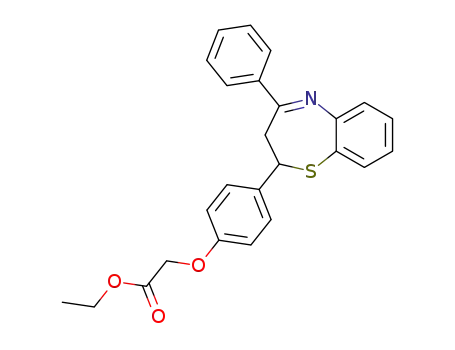 [4-(4-Phenyl-2,3-dihydro-benzo[b][1,4]thiazepin-2-yl)-phenoxy]-acetic acid ethyl ester