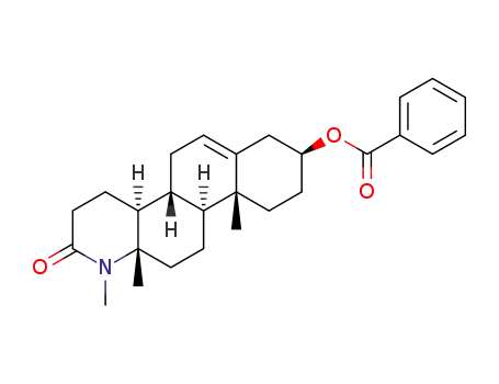 aza-17a D-homo, benzoyloxy-3 androstene-4 one-17