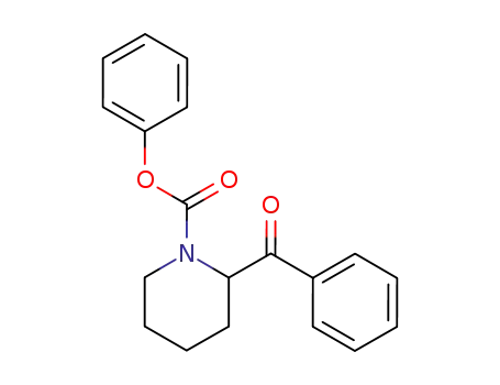 Molecular Structure of 120153-69-7 (2-Benzoyl-piperidine-1-carboxylic acid phenyl ester)