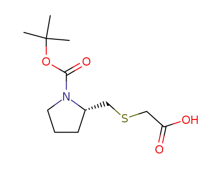 (S)-2-CarboxyMethylsulfanylMethyl-pyrrolidine-1-carboxylic acid tert-butyl ester