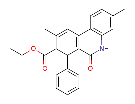 3,9-Dimethyl-6-oxo-7-phenyl-5,6,7,8-tetrahydro-phenanthridine-8-carboxylic acid ethyl ester