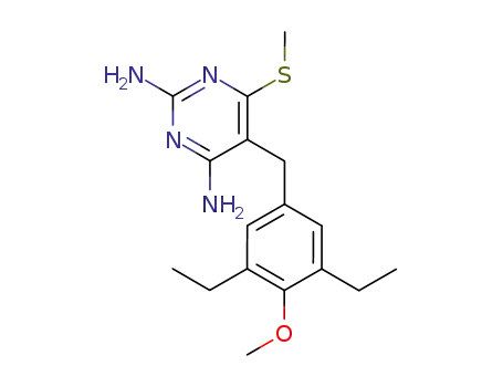 5-(3,5-diethyl-4-methoxy-benzyl)-6-methylsulfanyl-pyrimidine-2,4-diamine