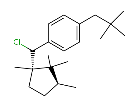 1-<(ξ)-chloro<(1S,3S)-1,2,2,3-tetramethylcyclopentyl>methyl>-4-neopentylbenzene