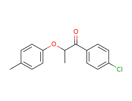 Molecular Structure of 74228-89-0 (1-(4-Chloro-phenyl)-2-p-tolyloxy-propan-1-one)