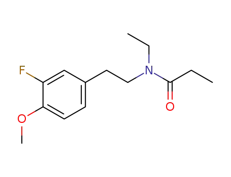 N-ethyl-N-propionyl-2-(3-fluoro-4-methoxyphenyl)ethylamine