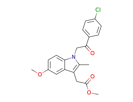 1H-Indole-3-acetic acid,
1-[2-(4-chlorophenyl)-2-oxoethyl]-5-methoxy-2-methyl-, methyl ester