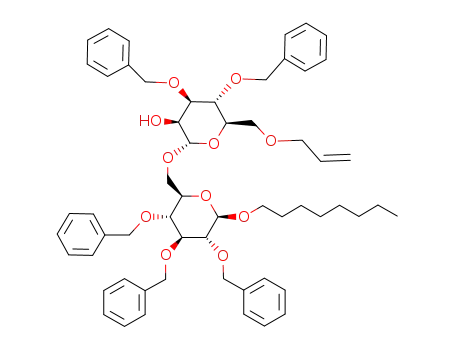 octyl 6-O-(6-O-allyl-3,4-di-O-benzyl-α-D-mannopyranosyl)-2,3,4-tri-O-benzyl-β-D-glucopyranoside