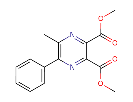 5-Methyl-6-phenyl-pyrazine-2,3-dicarboxylic acid dimethyl ester