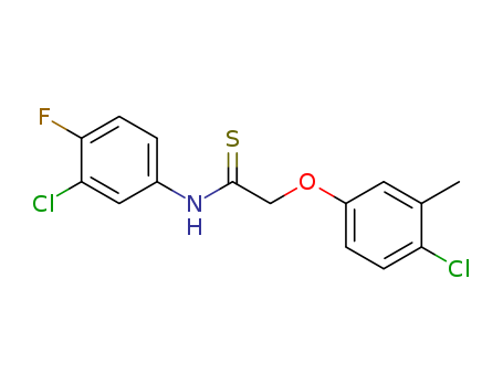 Ethanethioamide,  N-(3-chloro-4-fluorophenyl)-2-(4-chloro-3-methylphenoxy)-