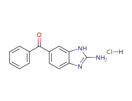 Molecular Structure of 108227-96-9 (Amino-5-benzoylbenzimidazole-hydrochlorid)