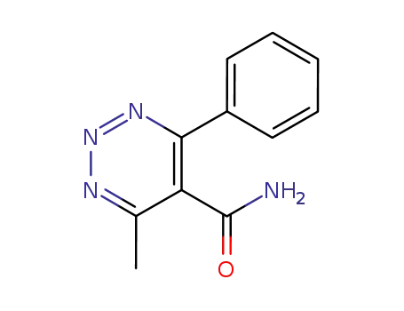 Molecular Structure of 135659-92-6 (1,2,3-Triazine-5-carboxamide, 4-methyl-6-phenyl-)