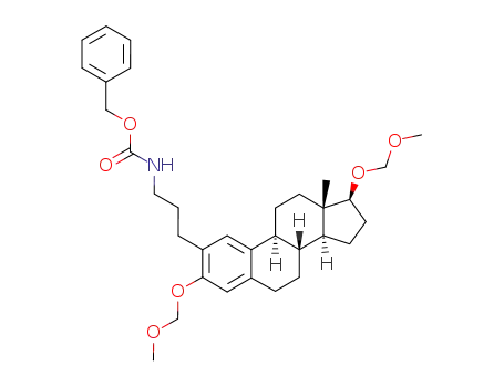 [3-((8R,9S,13S,14S,17S)-3,17-Bis-methoxymethoxy-13-methyl-7,8,9,11,12,13,14,15,16,17-decahydro-6H-cyclopenta[a]phenanthren-2-yl)-propyl]-carbamic acid benzyl ester