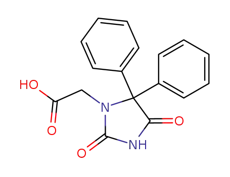 5,5-diphenyl-1-hydantoinacetic acid