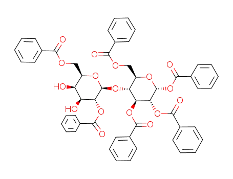 1,2,3,6-tetra-O-benzoyl-4-O-(2,6-di-O-benzoyl-β-D-galactopyranosyl)-α-D-glucopyranose