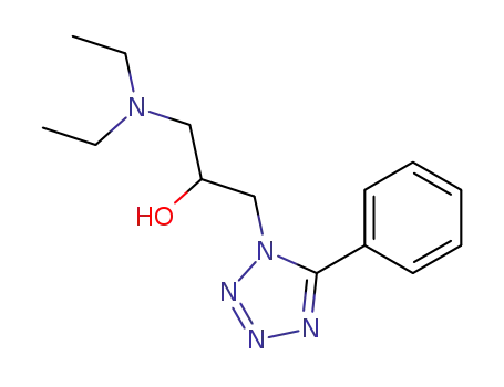 1-(2-hydroxy-3-diethylaminopropyl)-5-phenyltetrazole