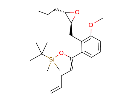 tert-Butyl-{(Z)-1-[3-methoxy-2-((2S,3S)-3-propyl-oxiranylmethyl)-phenyl]-penta-1,4-dienyloxy}-dimethyl-silane