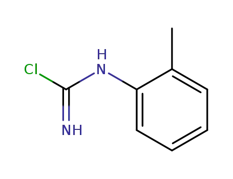 Carbamimidic chloride, (2-methylphenyl)-