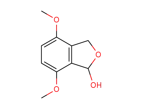 Molecular Structure of 64019-79-0 (1-Isobenzofuranol, 1,3-dihydro-4,7-dimethoxy-)