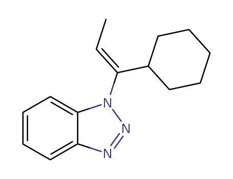 1-((E)-1-Cyclohexyl-propenyl)-1H-benzotriazole