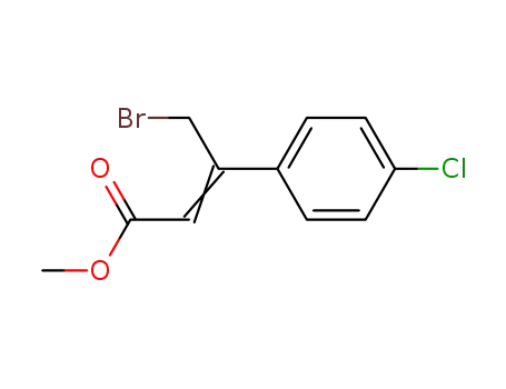 2-Butenoic acid, 4-bromo-3-(4-chlorophenyl)-, methyl ester