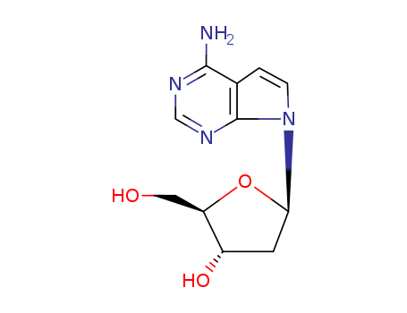 7-(2-deoxy-D-erythro-pentofuranosyl)-7H-pyrrolo[2,3-d]pyrimidin-4-amine