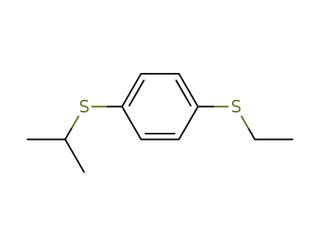 Molecular Structure of 70398-92-4 (Benzene, 1-(ethylthio)-4-[(1-methylethyl)thio]-)