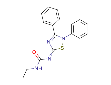 2,3-diphenyl-5-ethylcarbamoylimino-δ<sup>3</sup>-1,2,4-thiadiazoline