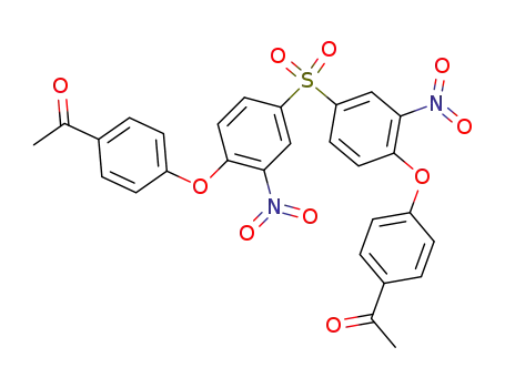 Ethanone,
1,1'-[sulfonylbis[(2-nitro-4,1-phenylene)oxy-4,1-phenylene]]bis-