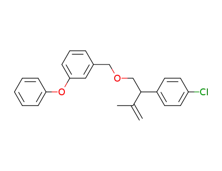 Benzene, 1-[[2-(4-chlorophenyl)-3-methylenebutoxy]methyl]-3-phenoxy-
