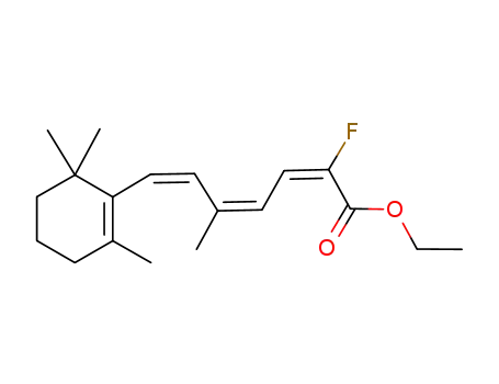 (2E,4Z,6Z)-2-Fluoro-5-methyl-7-(2,6,6-trimethyl-cyclohex-1-enyl)-hepta-2,4,6-trienoic acid ethyl ester