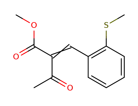 methyl 2-(2-methylthiophenylmethylene)acetoacetate