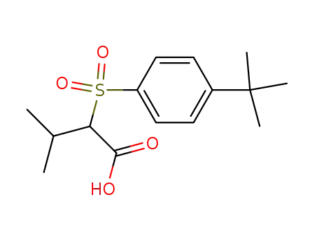 2-[[4-(1,1-Dimethylethyl)phenyl]sulfonyl]-3-methylbutanoic acid