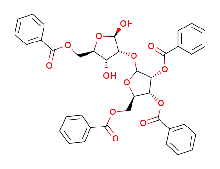 5-O-benzoyl-2-O-(2,3,5-tri-O-benzoyl-β-D-ribofuranosyl)-D-ribofuranose