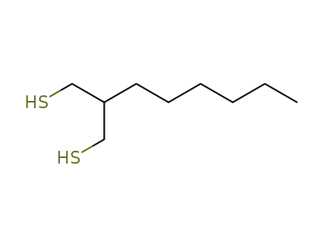 Molecular Structure of 28147-93-5 (1,3-Propanedithiol, 2-hexyl-)