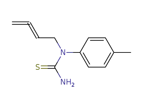 Molecular Structure of 155304-03-3 (Thiourea,  N-2,3-butadienyl-N-(4-methylphenyl)-  (9CI))