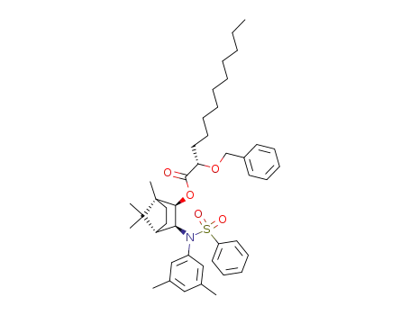 (S)-2-Benzyloxy-dodecanoic acid (1R,2R,3S,4S)-3-[benzenesulfonyl-(3,5-dimethyl-phenyl)-amino]-1,7,7-trimethyl-bicyclo[2.2.1]hept-2-yl ester
